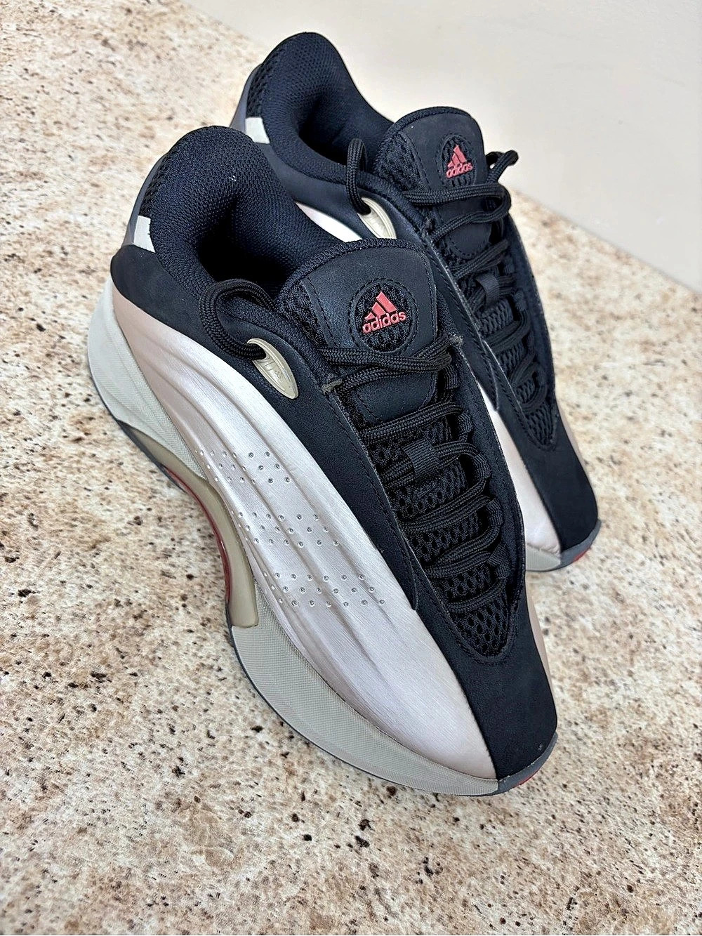 adidas Adizero RS15 Athletic Shoes Black & White US 6
